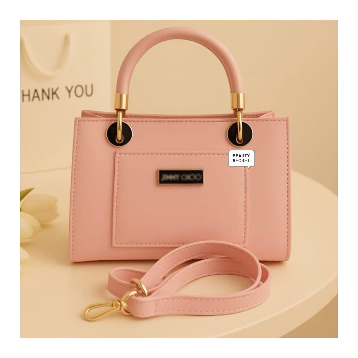 Red Elegant Classic Ladies Handbag