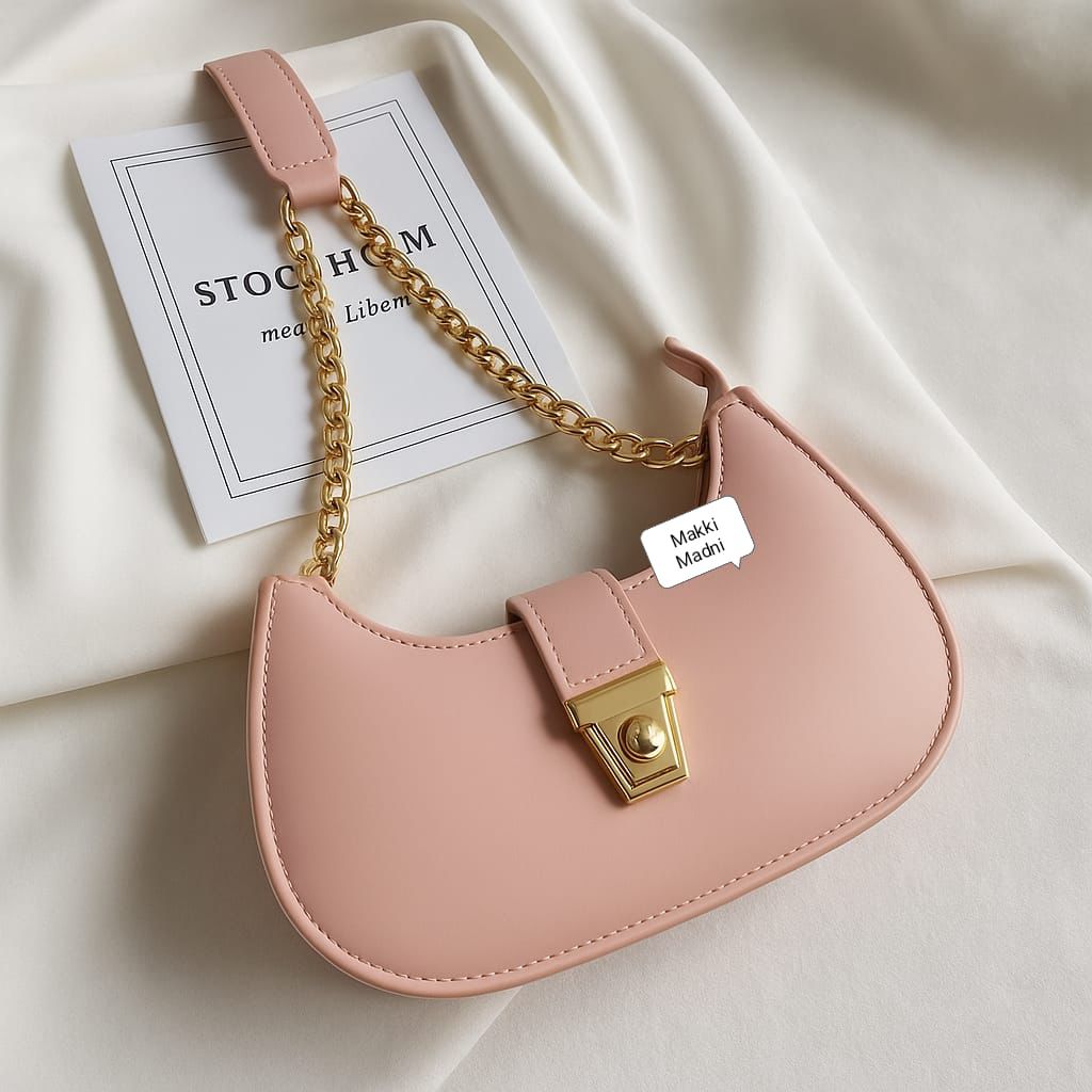 Green Solid Crossbody Bag