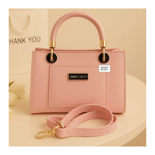 Pink Elegant Classic Ladies Handbag